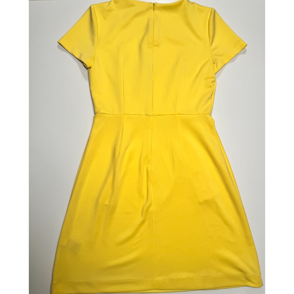 Betsey Johnson A-Line Mini Dress Yellow Women’s 4 Daisy 60s Retro Dopamine - Picture 16 of 16